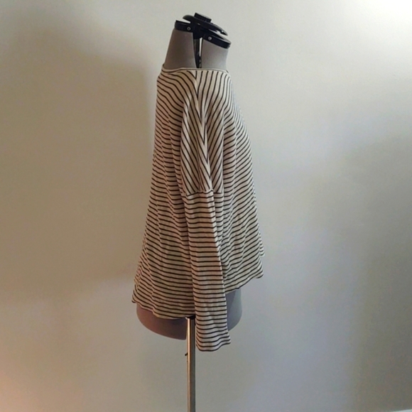 Madewell Waffle Knit Pajama Top in Stripe Sz XL - Picture 4 of 9